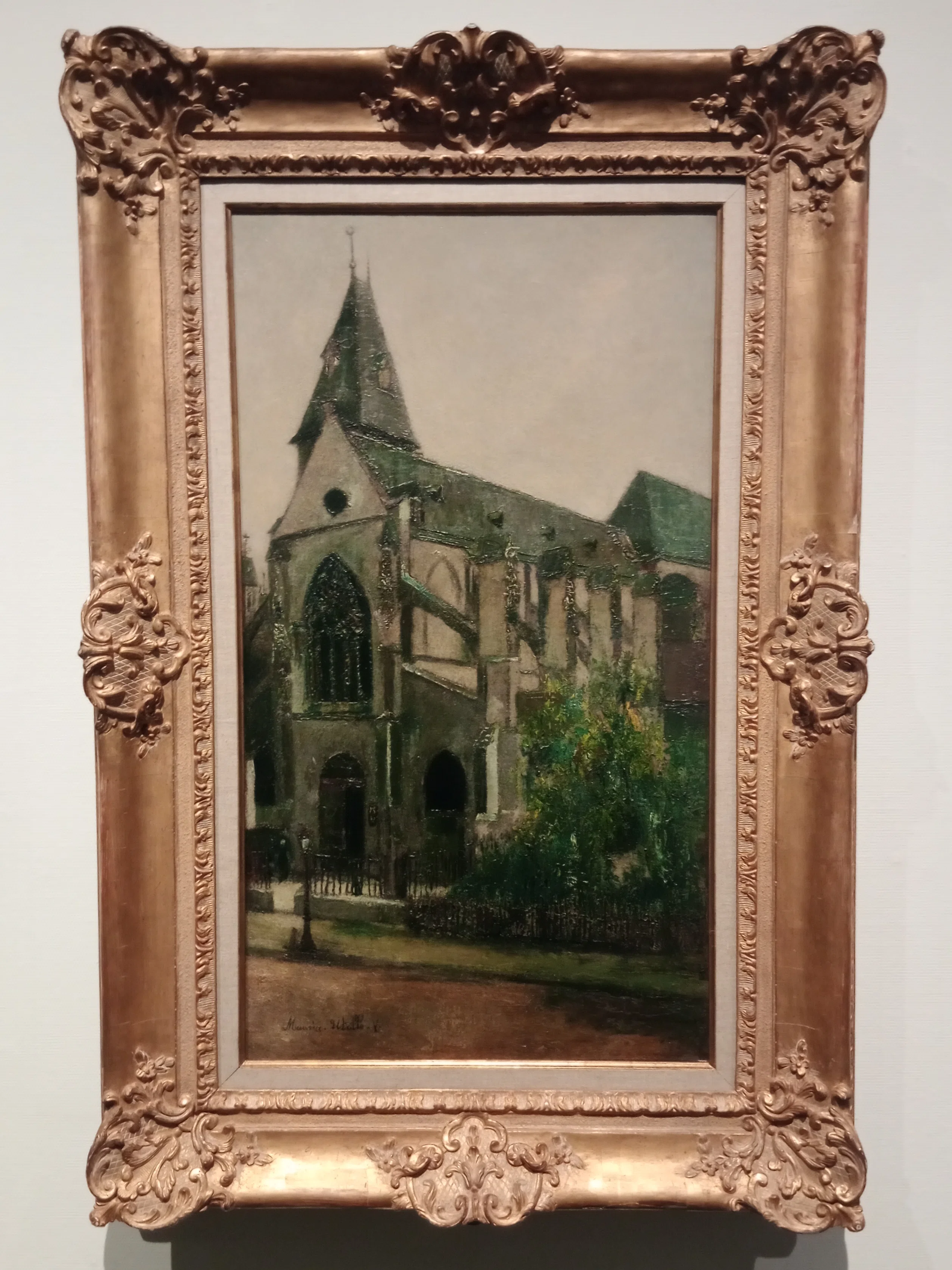 モーリス ユトリロ、コルシカ島の教会とムラト司祭館、希少画集画 モーリス ユトリロ、コルシカ島の教会とムラト司祭館、希少画集画の