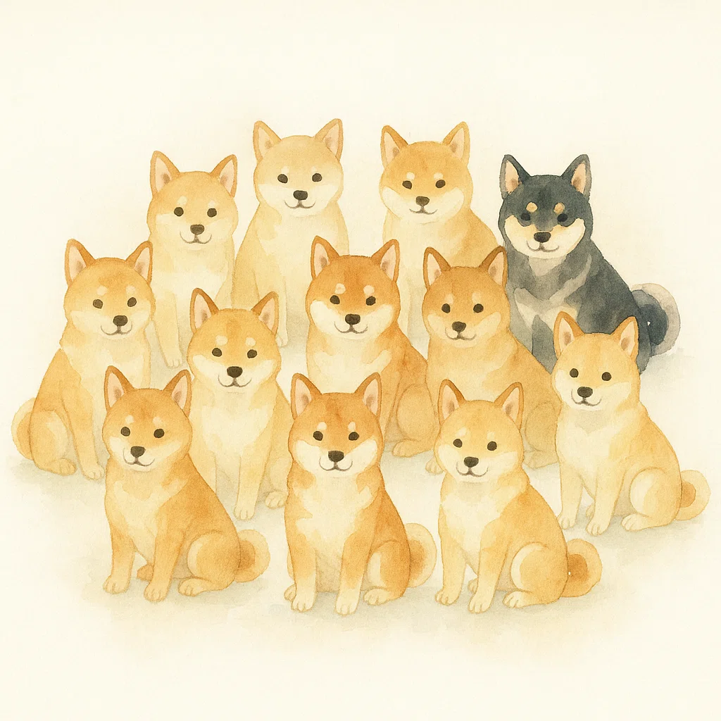 初心者】ChatGPTはどれぐらい柴犬を描けるのか？1匹・10匹・101匹