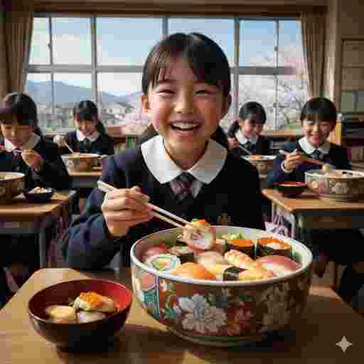 小学校 給食 写真素材(サンプル)024