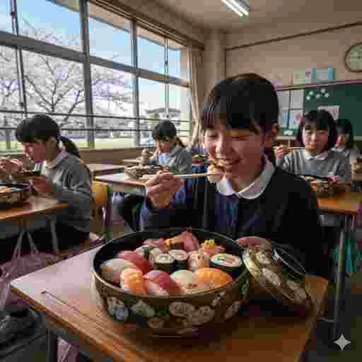 小学校 給食 写真素材(サンプル)023