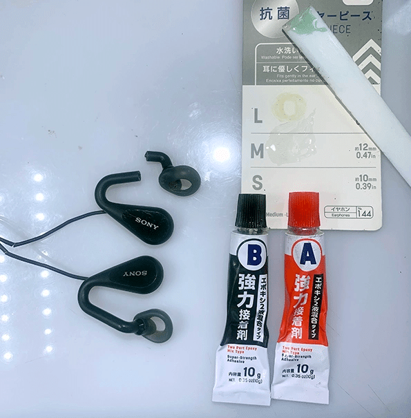 🦴SONY / 開放型イヤホン（STH40D） 折れたアームを救出せよ！【伊達