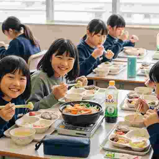 小学校 給食 写真素材/写真販売 AI画像 有料＜40枚：350円＞商用利用可（サンプル）030