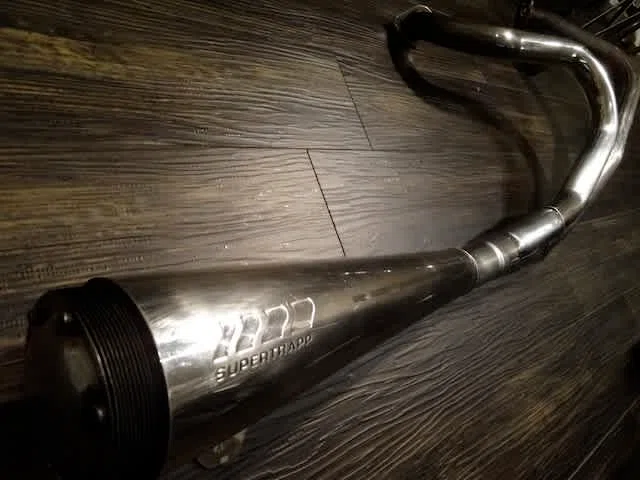 スーパートラップ 2in2 マフラー　スポーツスター ☆HARLEY-DAVIDSON SPORTSTAR883/1200 SuperTrapMuffler 2in2・2in1