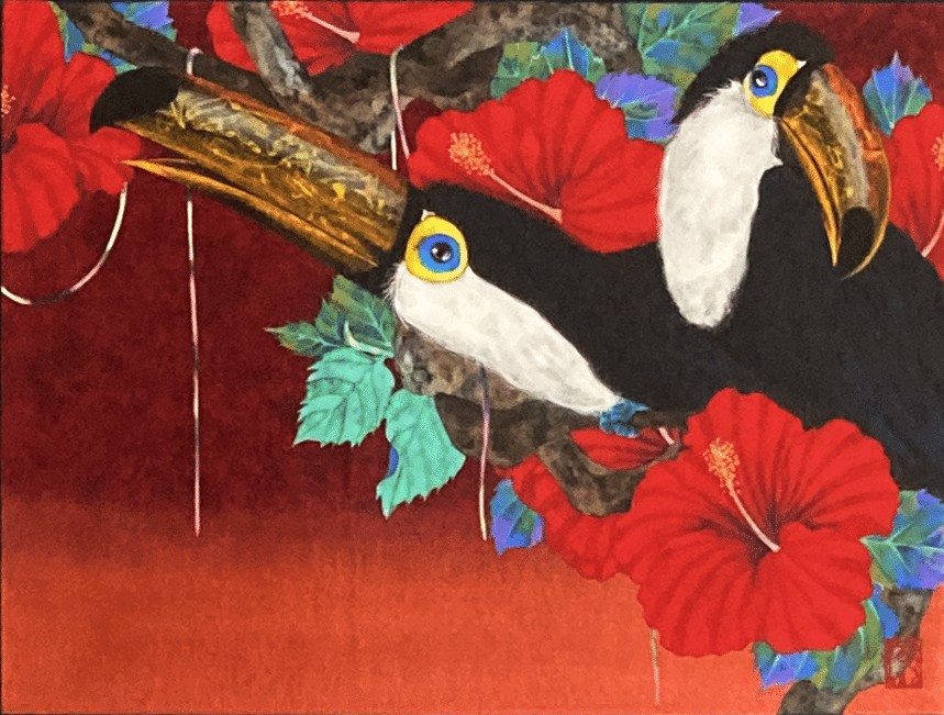 福本百恵「ALOHA」色彩が奏でる命のハーモニー｜ギャラリーワオ