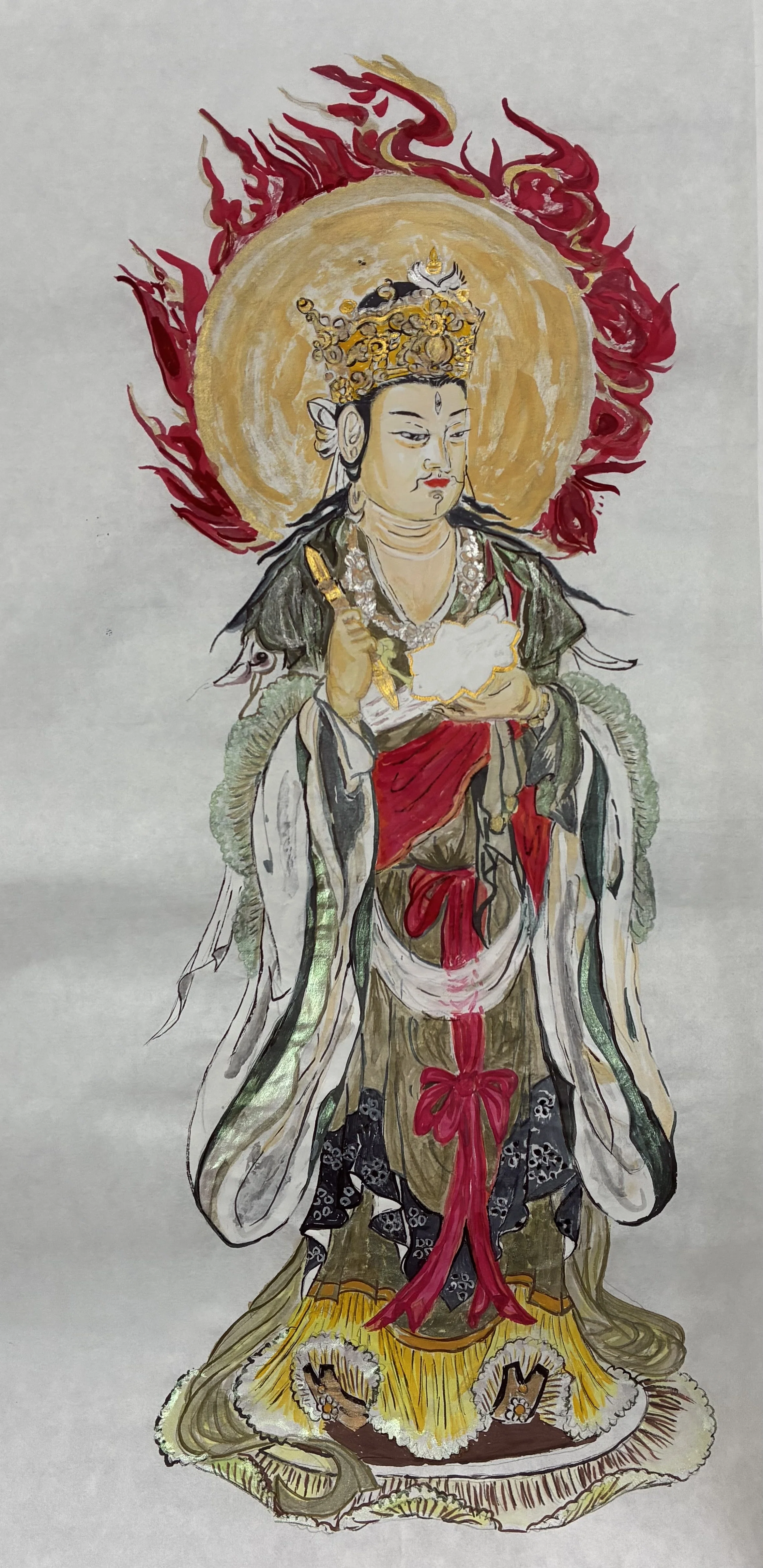 チーム一丸となって「十二天像」制作にチャレンジ 【仏画曼荼羅
