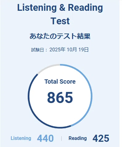 TOEIC 865点達成！でも喜べない アビリティメジャードで判明した