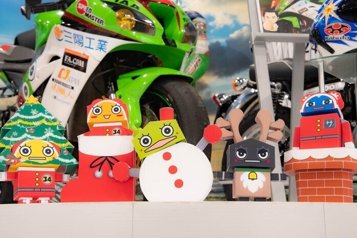 お家でクリスマス気分を味わおう！さよりーんズ ペーパークラフト～クリスマスver.～ 紹介☆彡