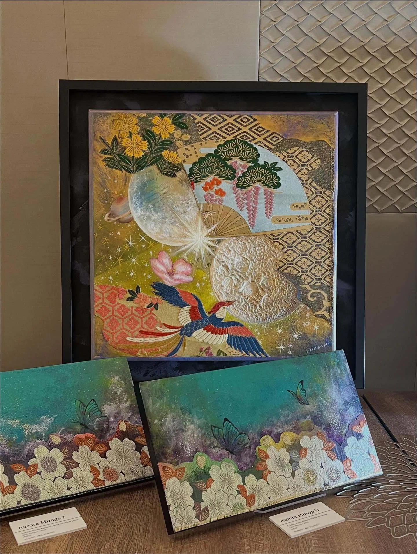 ニューヨーク凱旋個展 JapanArtにふさわしい着物柄とアートの融合 世界