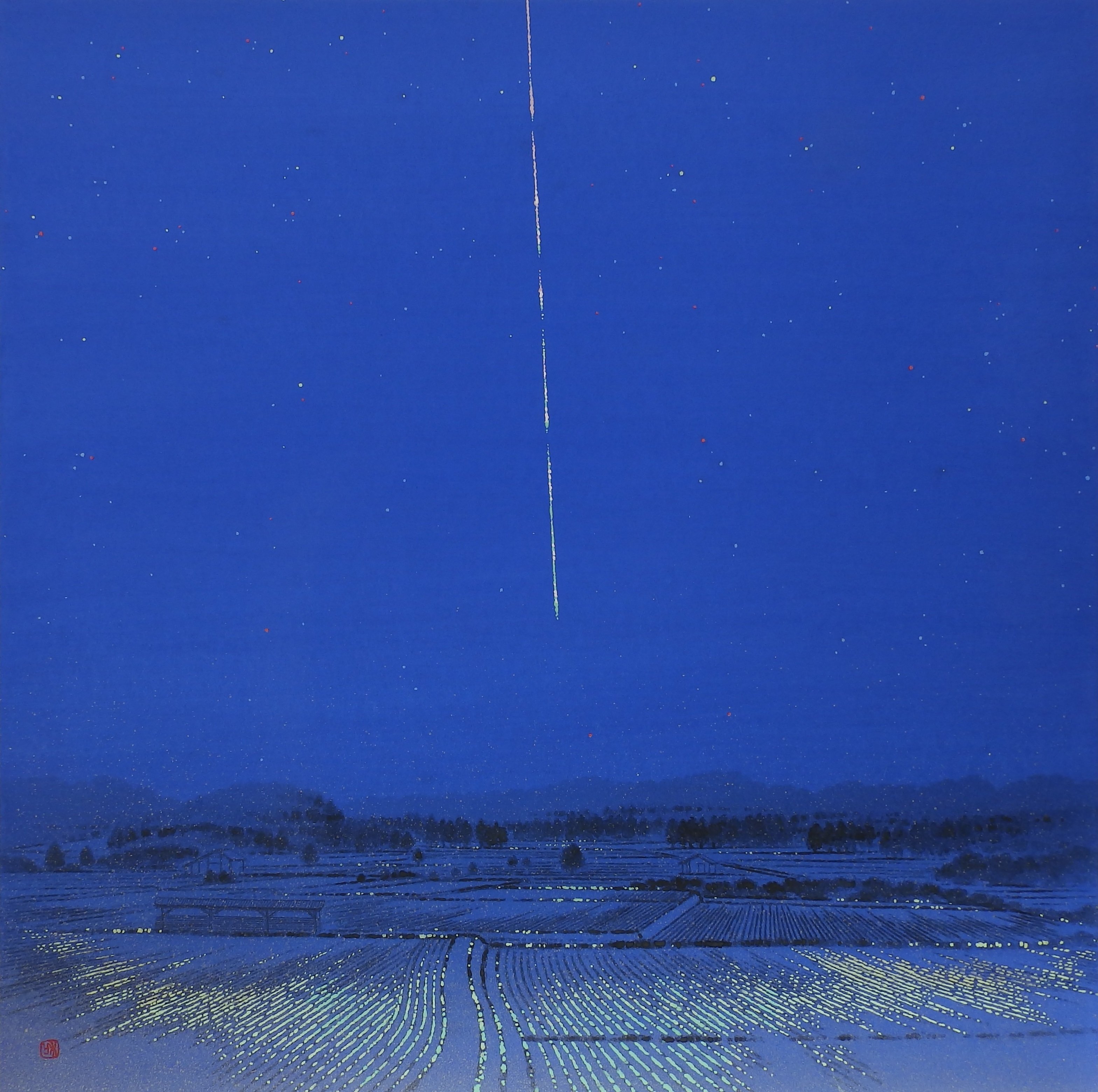 斉藤和《天翔る》──流星が描く、神秘とつながりの軌跡|ギャラリーワオ 斉藤和《天翔る》──流星が描く、神秘とつながりの軌跡|ギャラリーワオ