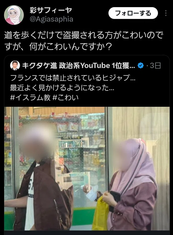 彩サフィーヤさんへの中傷を見て【排外主義に対抗し想像力を取り戻す