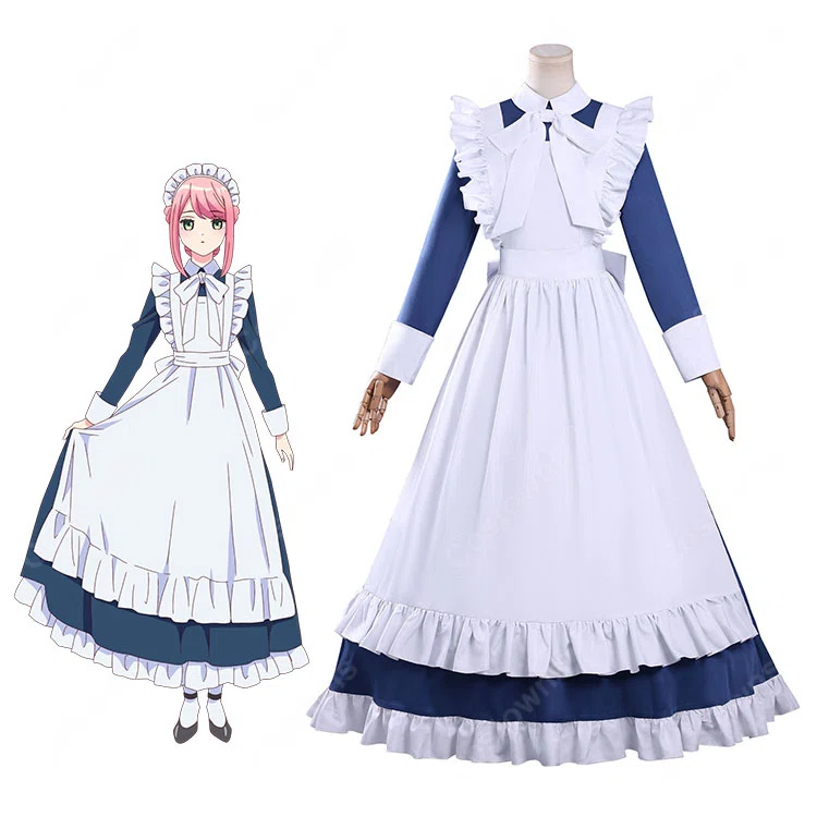 【完成】血のり加工 メイド服 Amazon.co.jp: crazy（クレイジー)メイド服 ハロウィン コスプレ