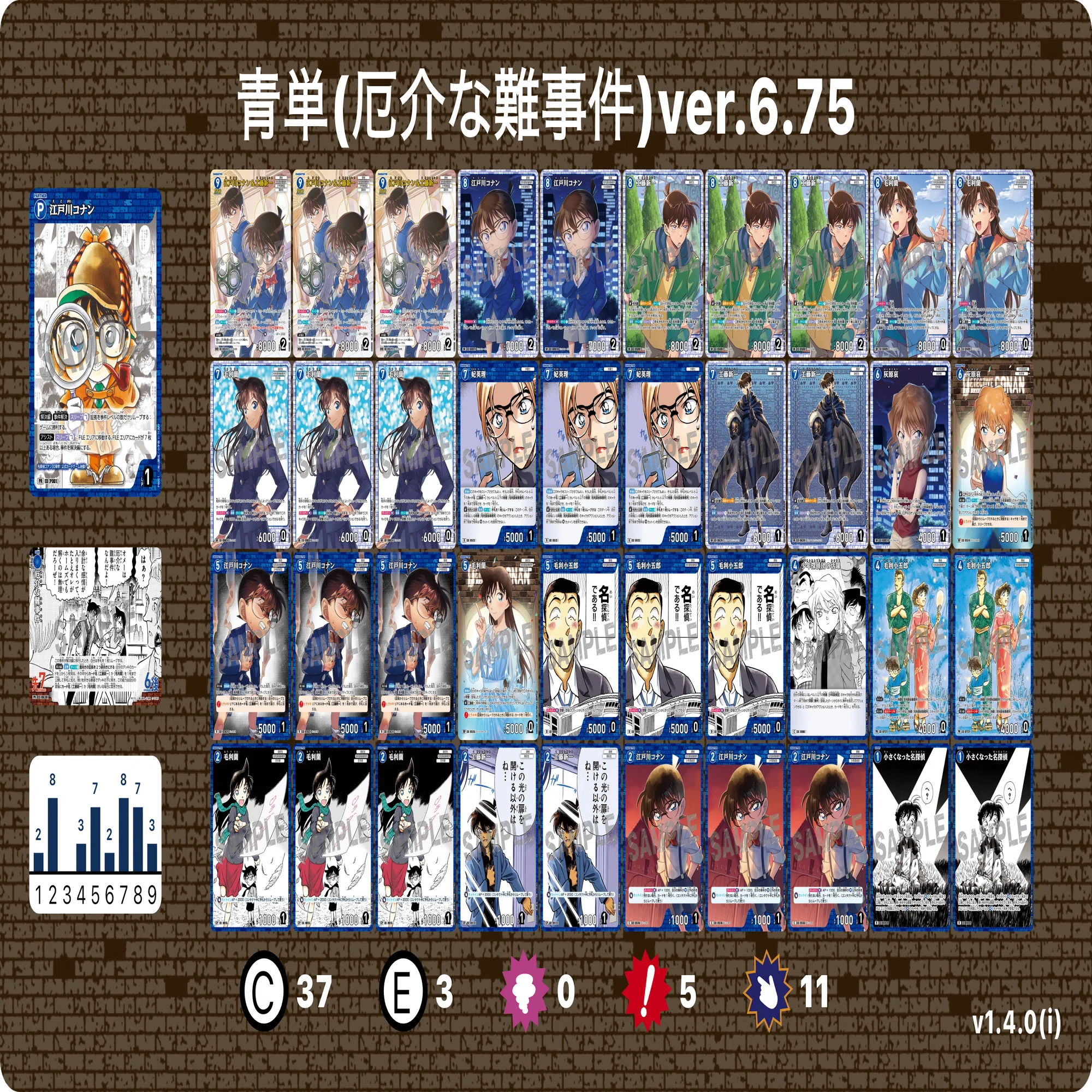 ver.6.75】青単(厄介な難事件)デッキ！プレイヤーのレベルを間違いなく