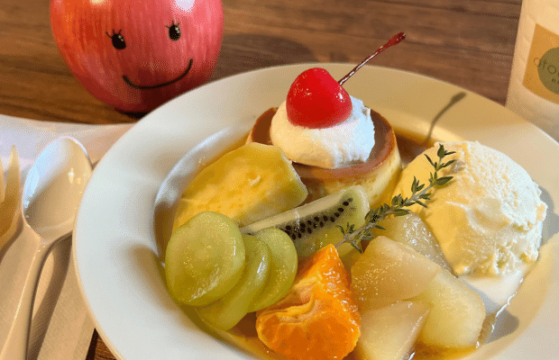 青森県藤崎町】プリン好き必見！やさしい甘さのプリンアラモード