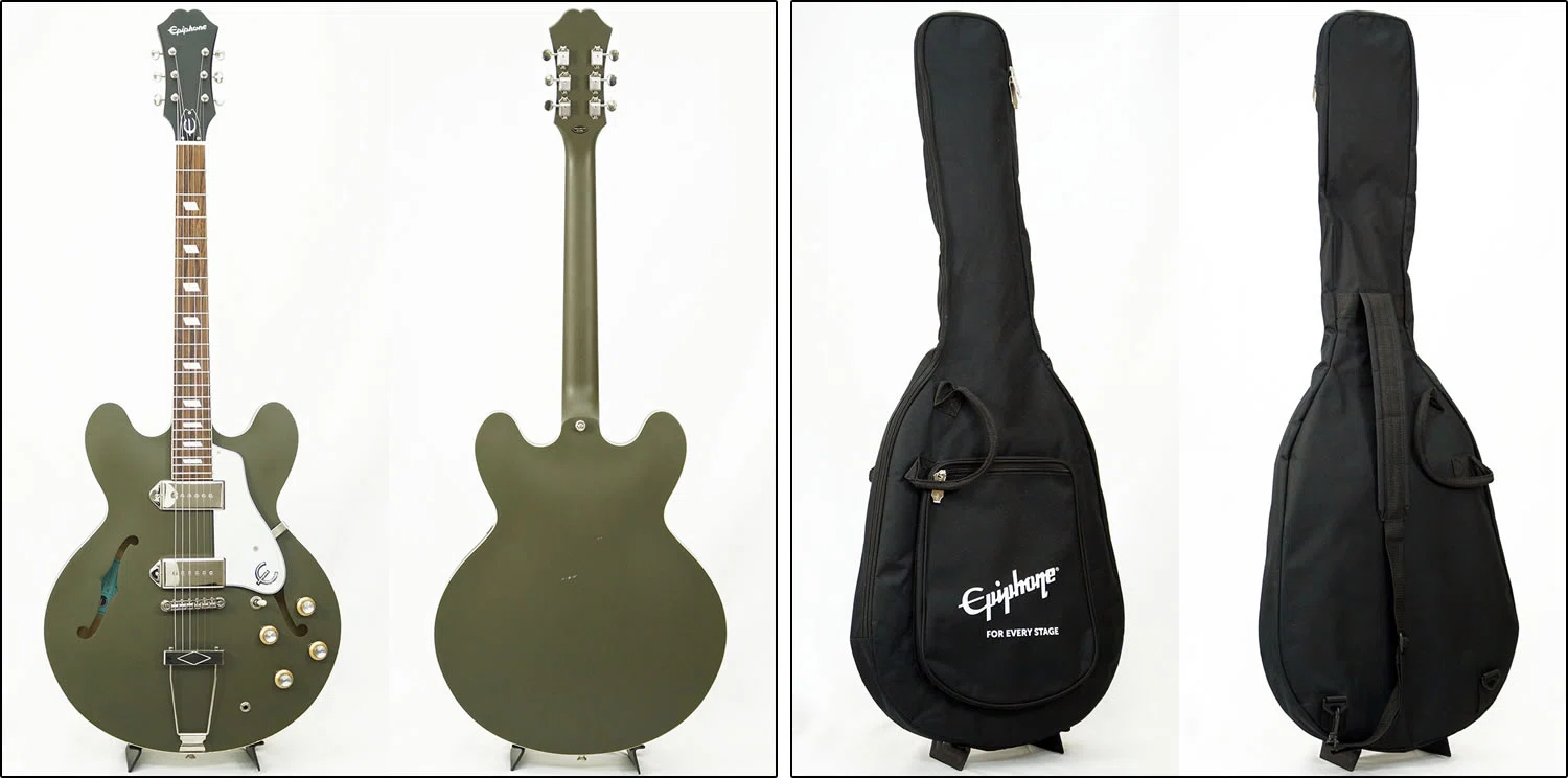 特選中古品！渋い艶消し仕様のエピフォン・カジノ「Casino Worn」が