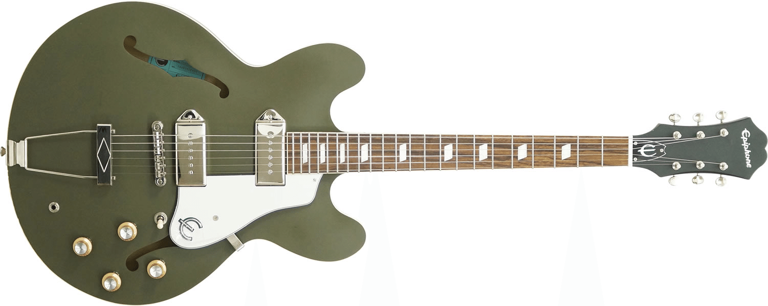 特選中古品!渋い艶消し仕様のエピフォン・カジノ「Casino Worn」が 特選中古品!渋い艶消し仕様のエピフォン・カジノ「Casino Worn」が