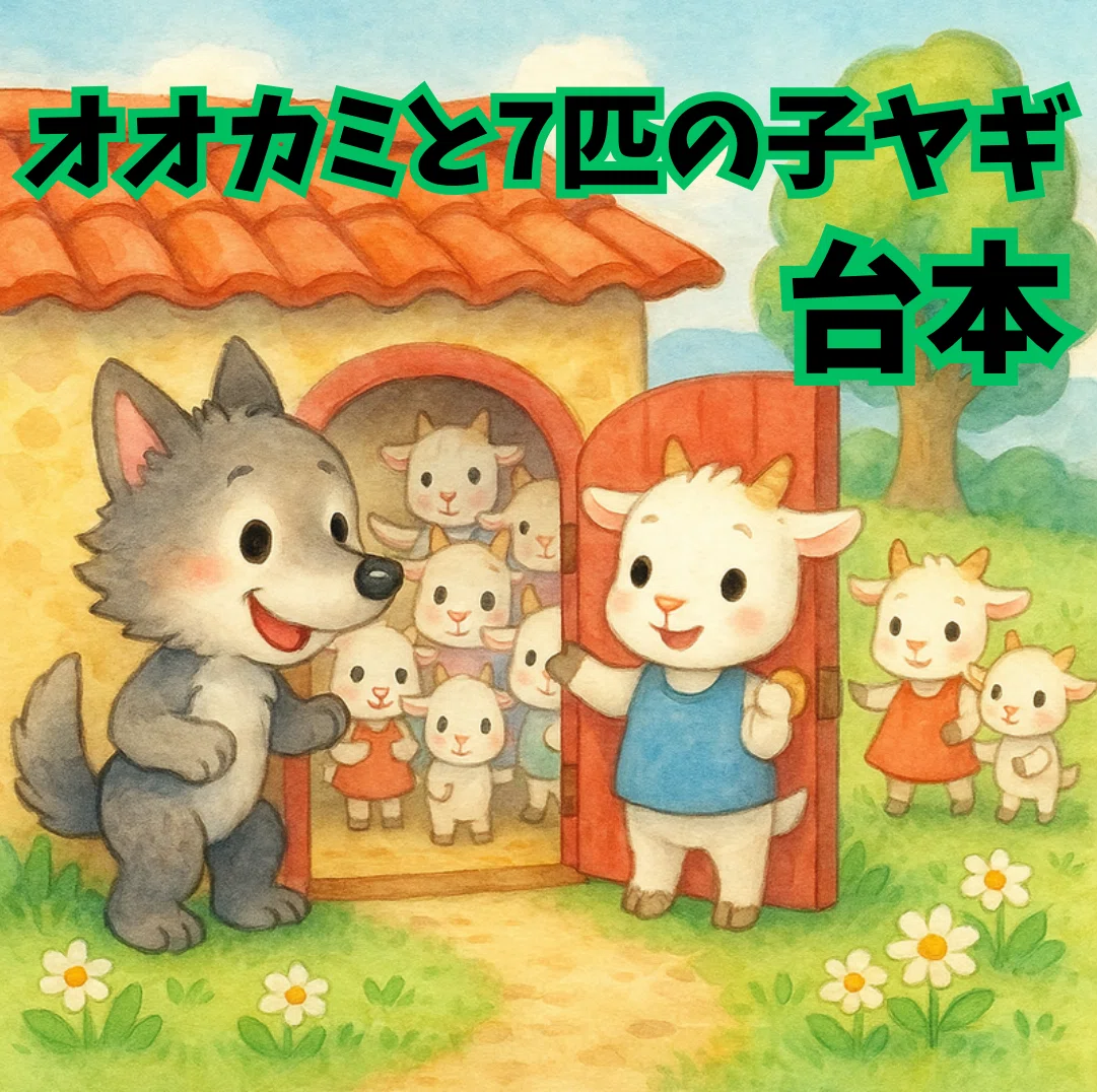 【4・5歳児向け】『おおかみと7ひきのこ …