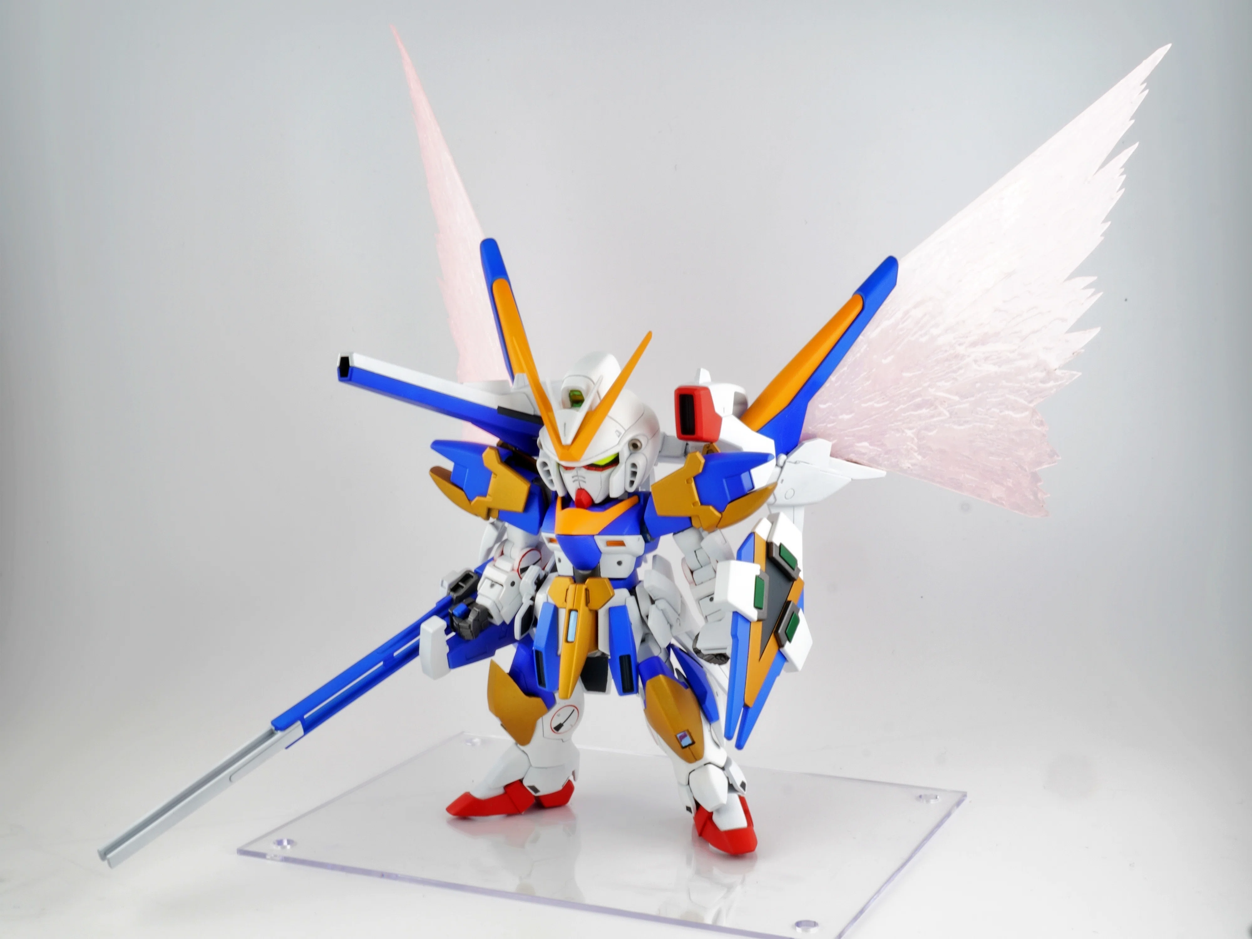 SD V2アサルトバスターガンダム 光の翼の自作方法｜らきすし