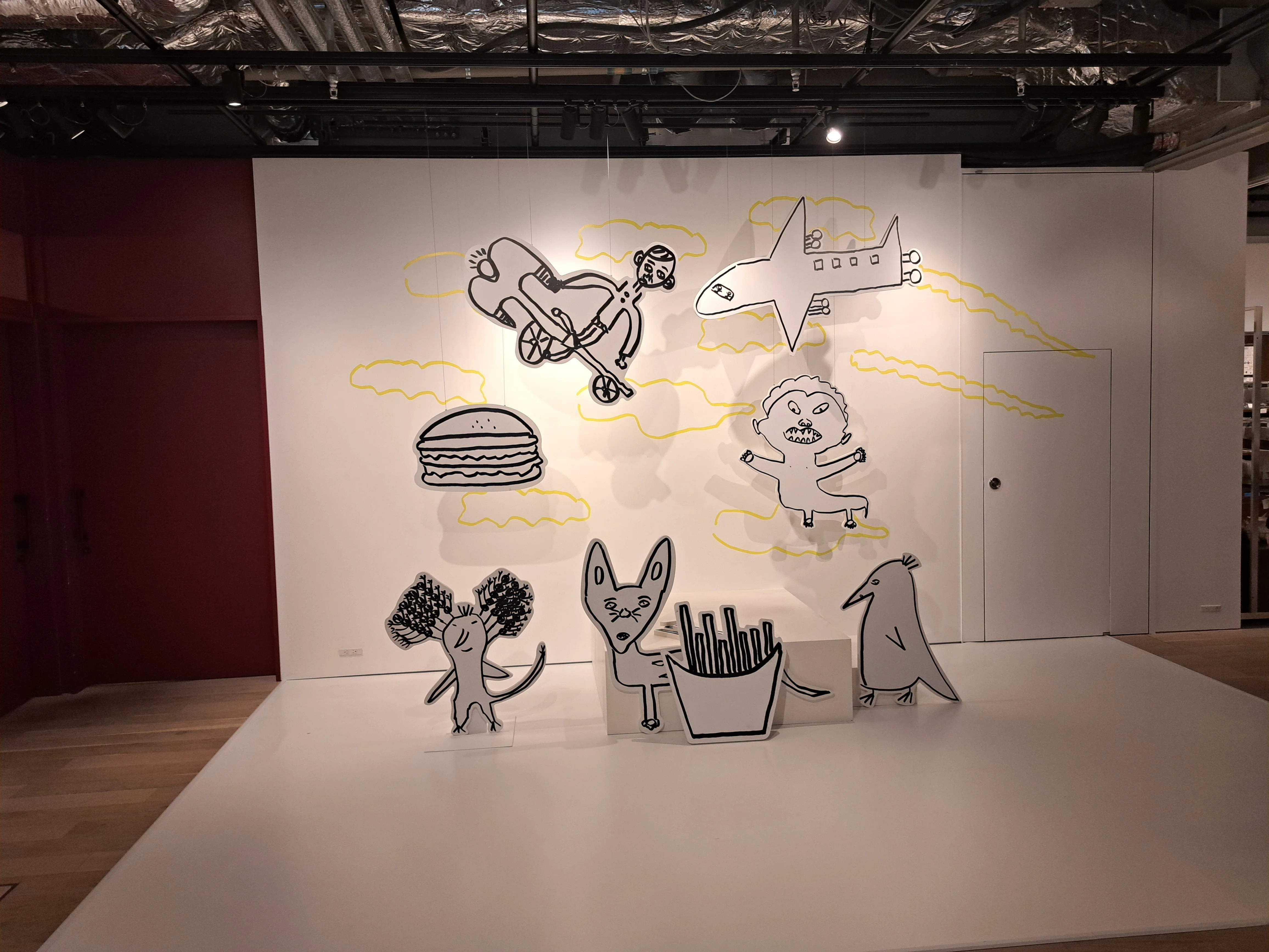 催】浜田雅功展 空を横切る飛行機雲｜ジロ頭巾