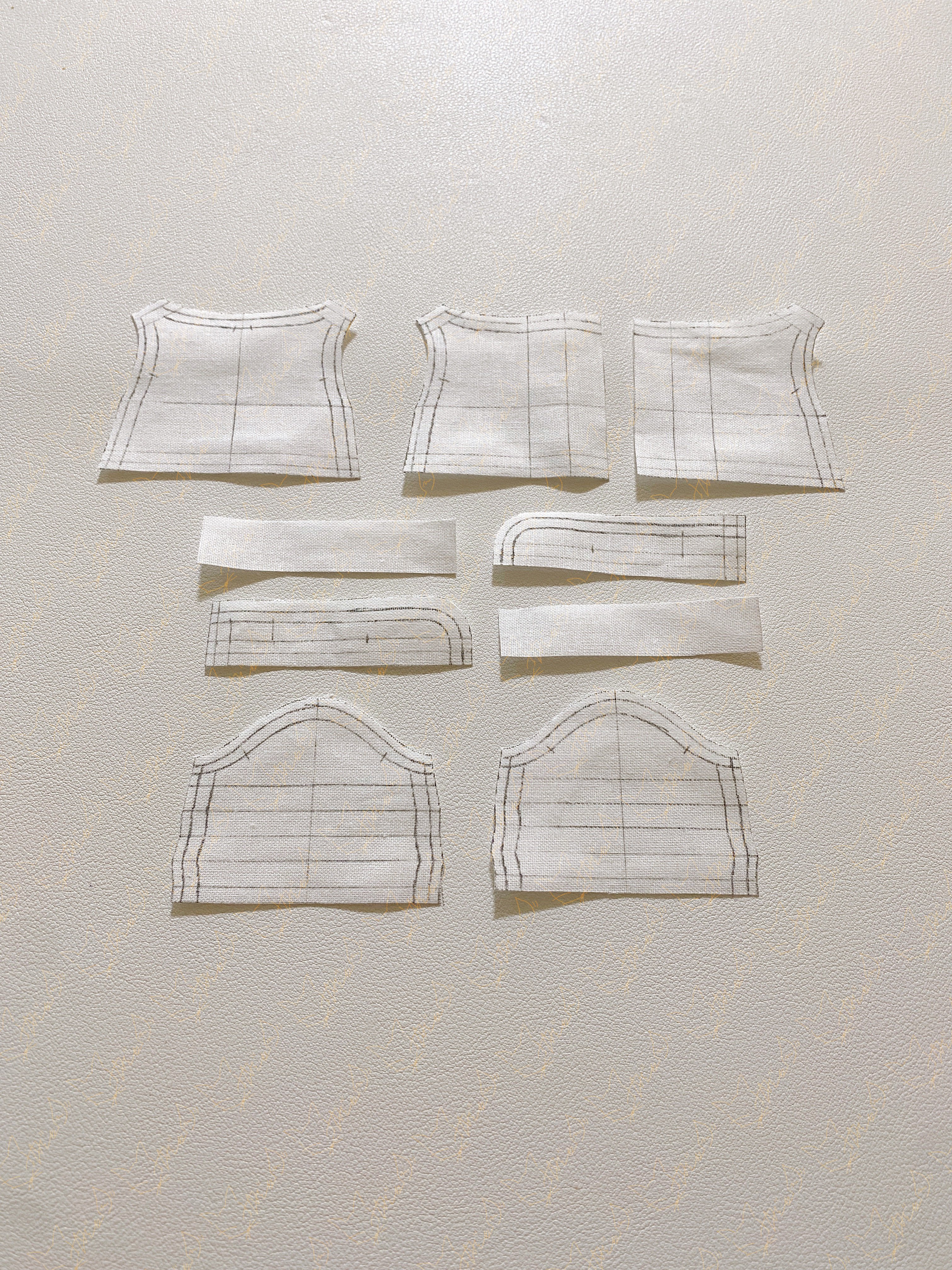 備忘録】推しのぬい服作り＜裁断編＞｜カジロー