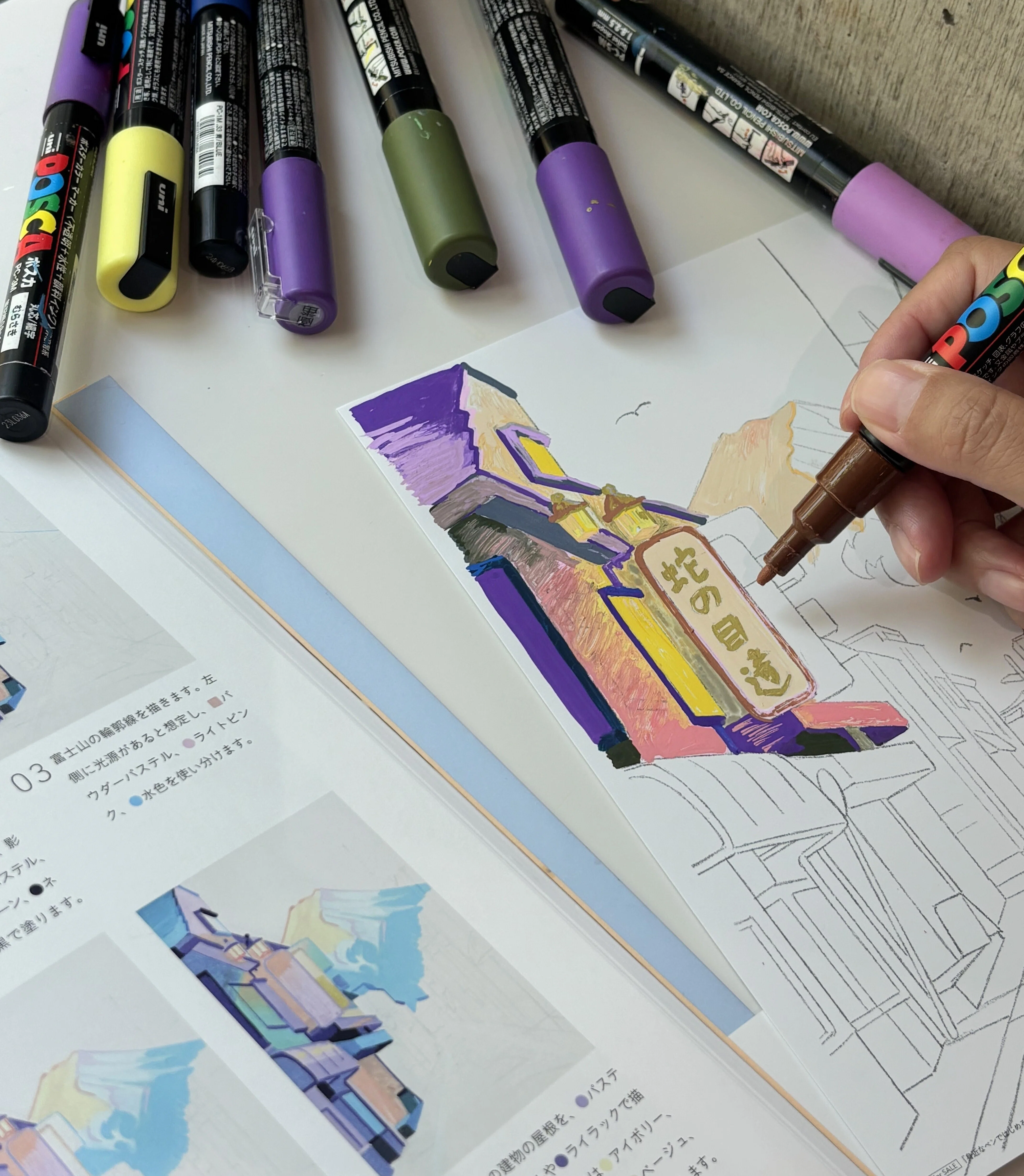 ポスカでイラストを描こう！三菱鉛筆さんの体験空間・o-i STUDIO訪問