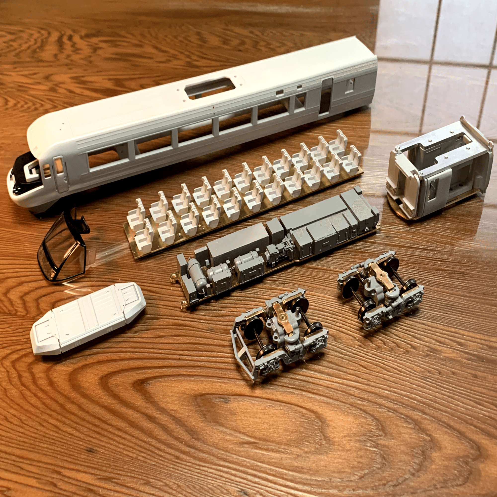 1/80 16.5mm クロ383-1 キットを組んでみる｜日本平精密模型