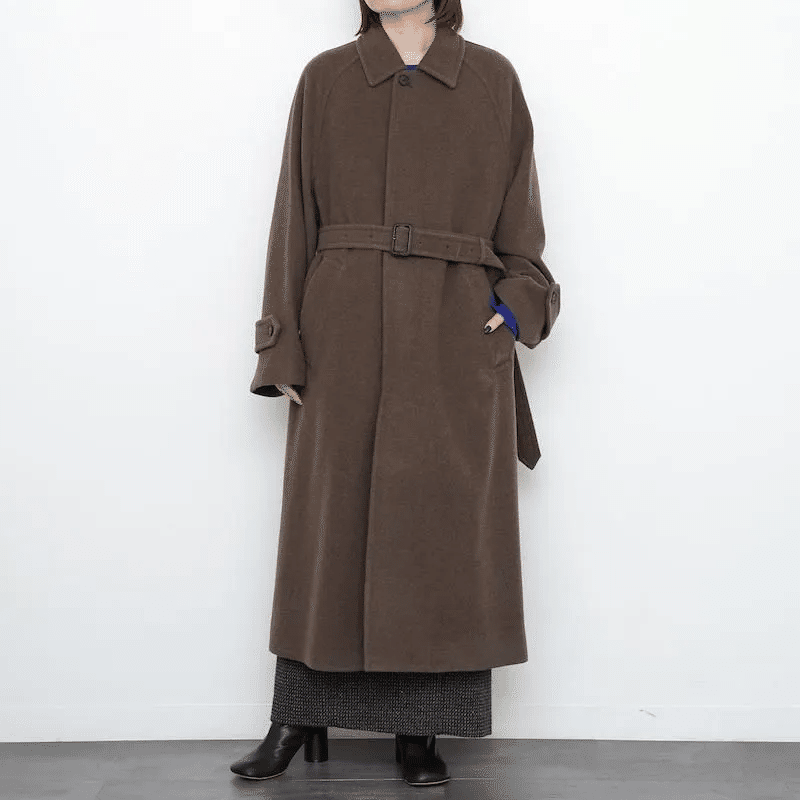 （新品）AURALEE SUPER FINE WOOL MOSSER オーラリー AURALEE【オーラリー】Super fine wool mosser soutien collar coat