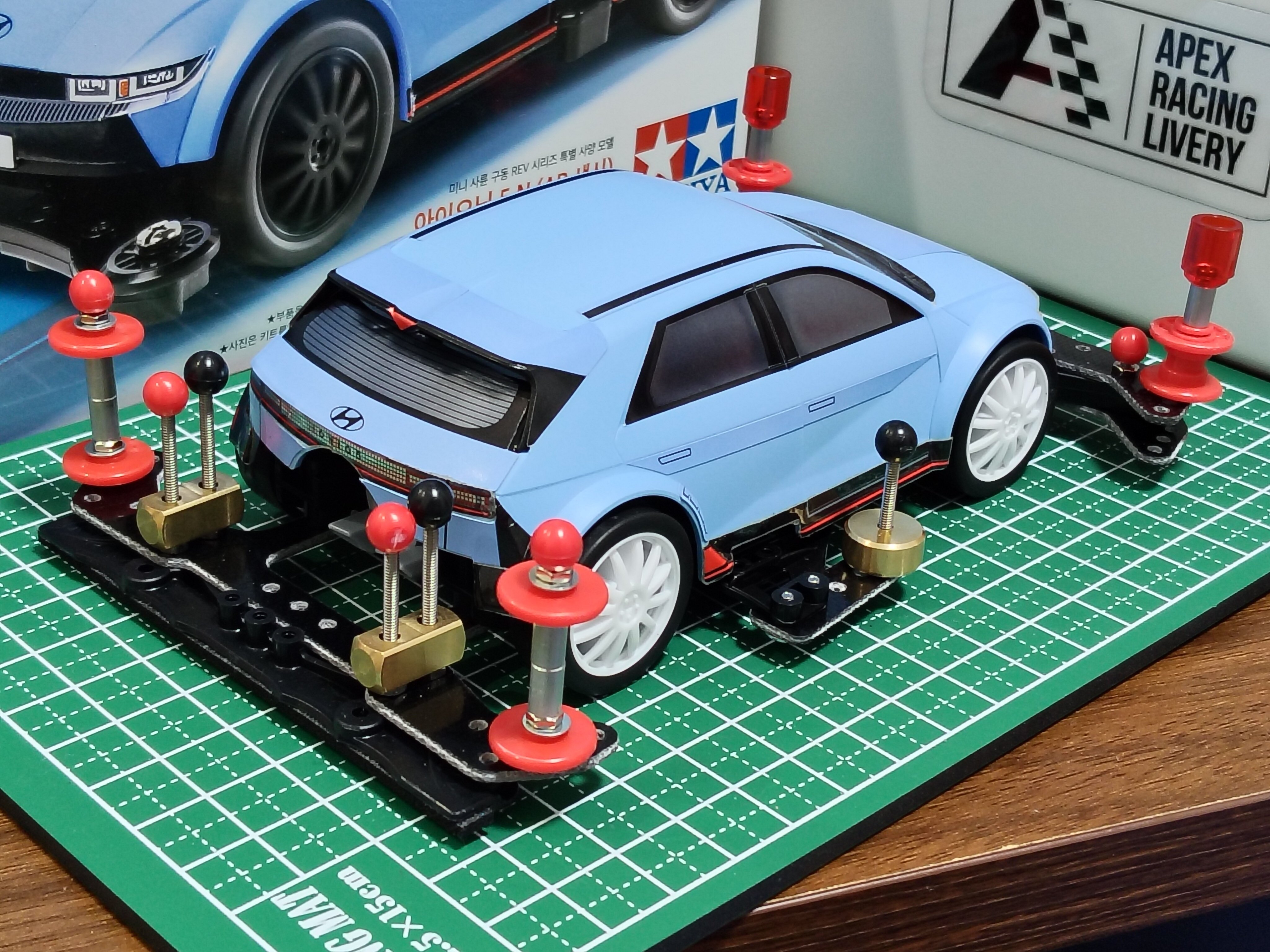 ミニ四駆挑戦物語】第9話：FM-Aヒョンデ アイオニック5N完成&激レア