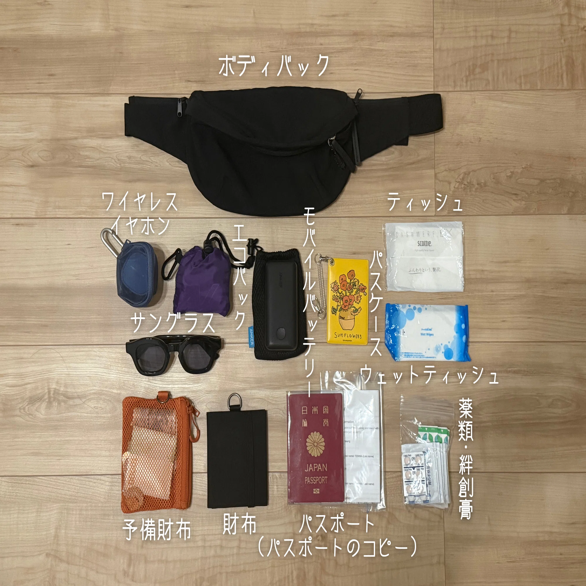 荷物紹介🎒】30Lバックパック機内持ち込みのみで台湾行ってみた 