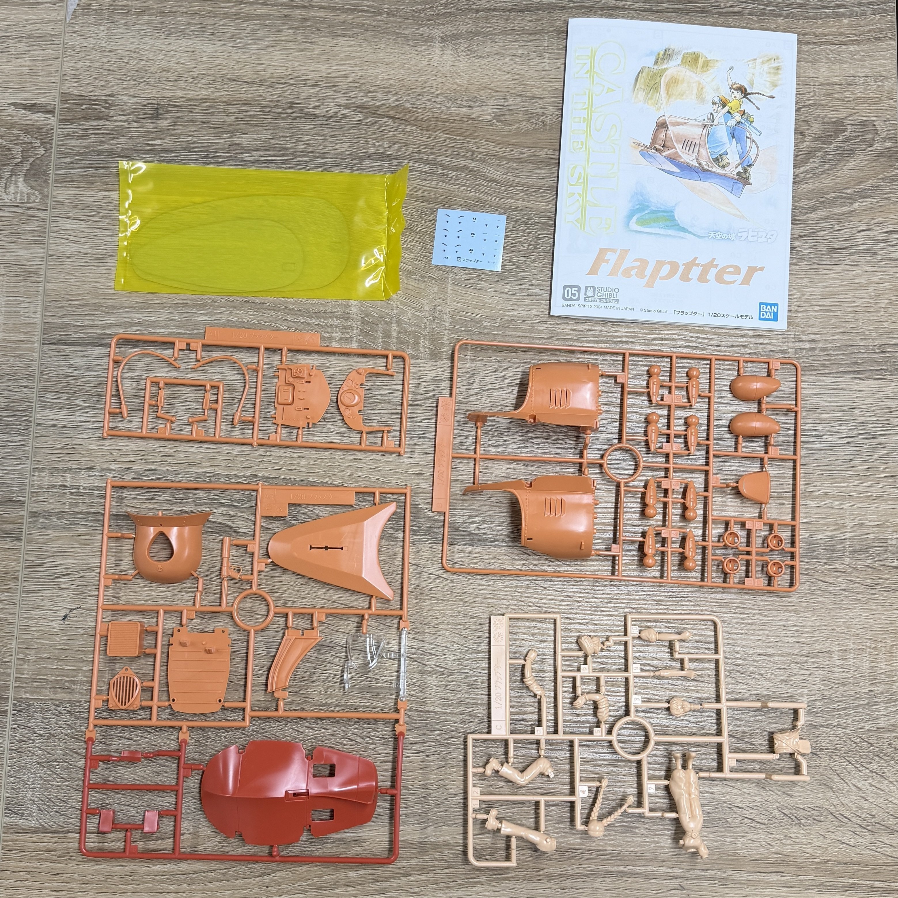フラップター 天空の城ラピュタ FLAPTER L MODEL 制作記録】バンダイ「フラップター（天空の城ラピュタ）」｜Nerima