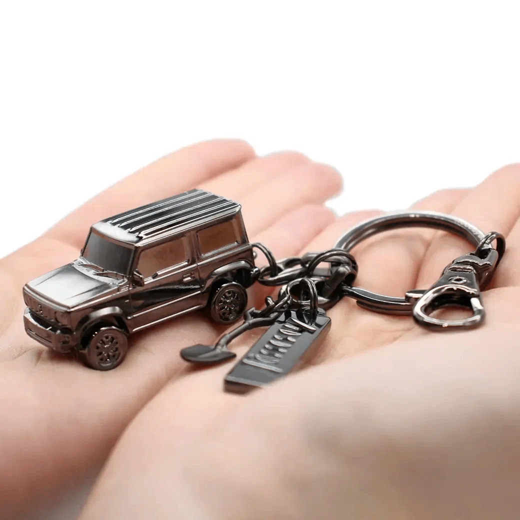 3000個限定】スズキ ジムニーが漆黒のキーチェーンに。BLACK EDITION