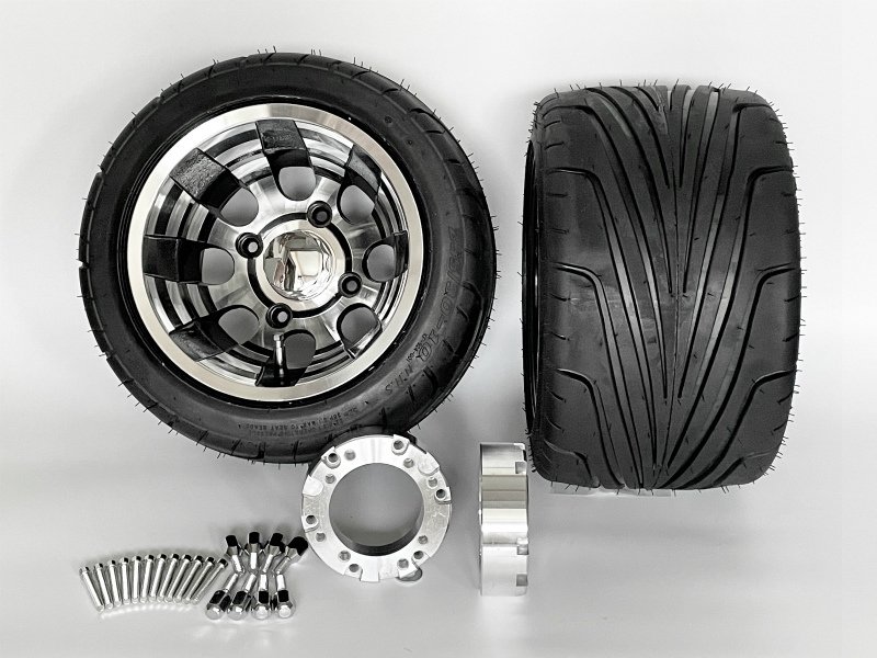 ジャイロキャノピー／X／UP対応】ブラックアルミホイール×引っ張り