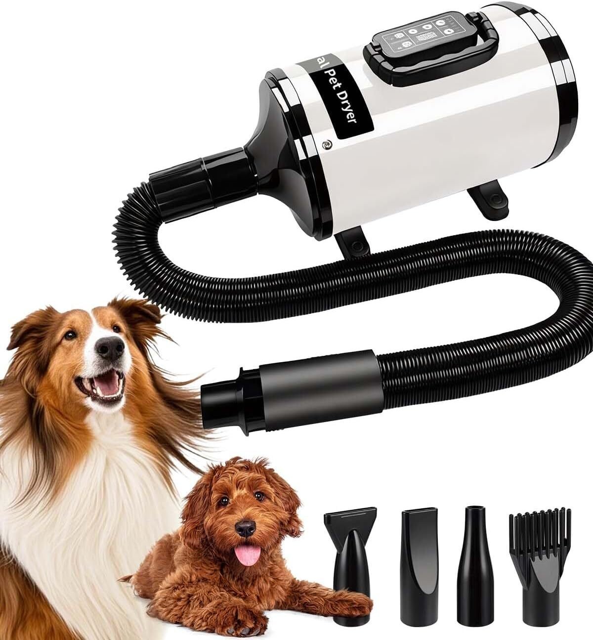 【大風量】QIUYMI ペットドライヤー 犬用 2800W 愛犬のための新習慣！QIUYMI犬ドライヤーでストレスフリーな乾燥を