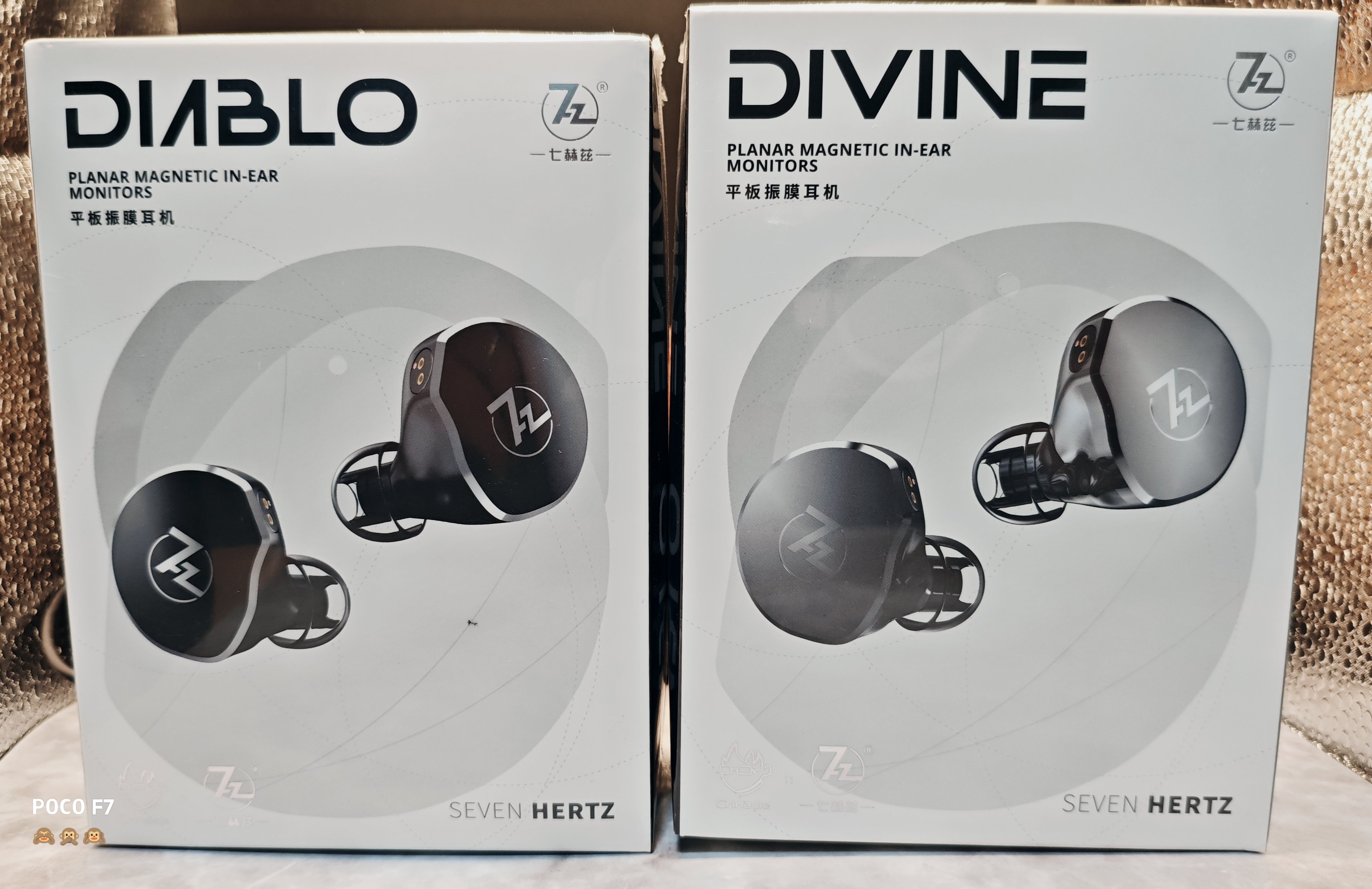 □7Hz x Crinacle DIVINE & DIABLO 紹介｜イヤホンジャックと豆🐒@ポタオデ