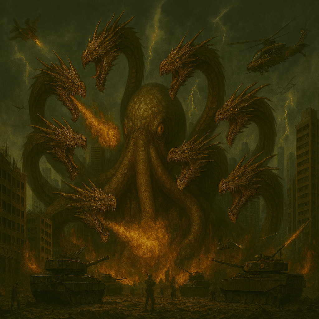 八岐大蛇 八岐大蛇（モノクロ） Sold only in Japan | SINLLA ART SHOP