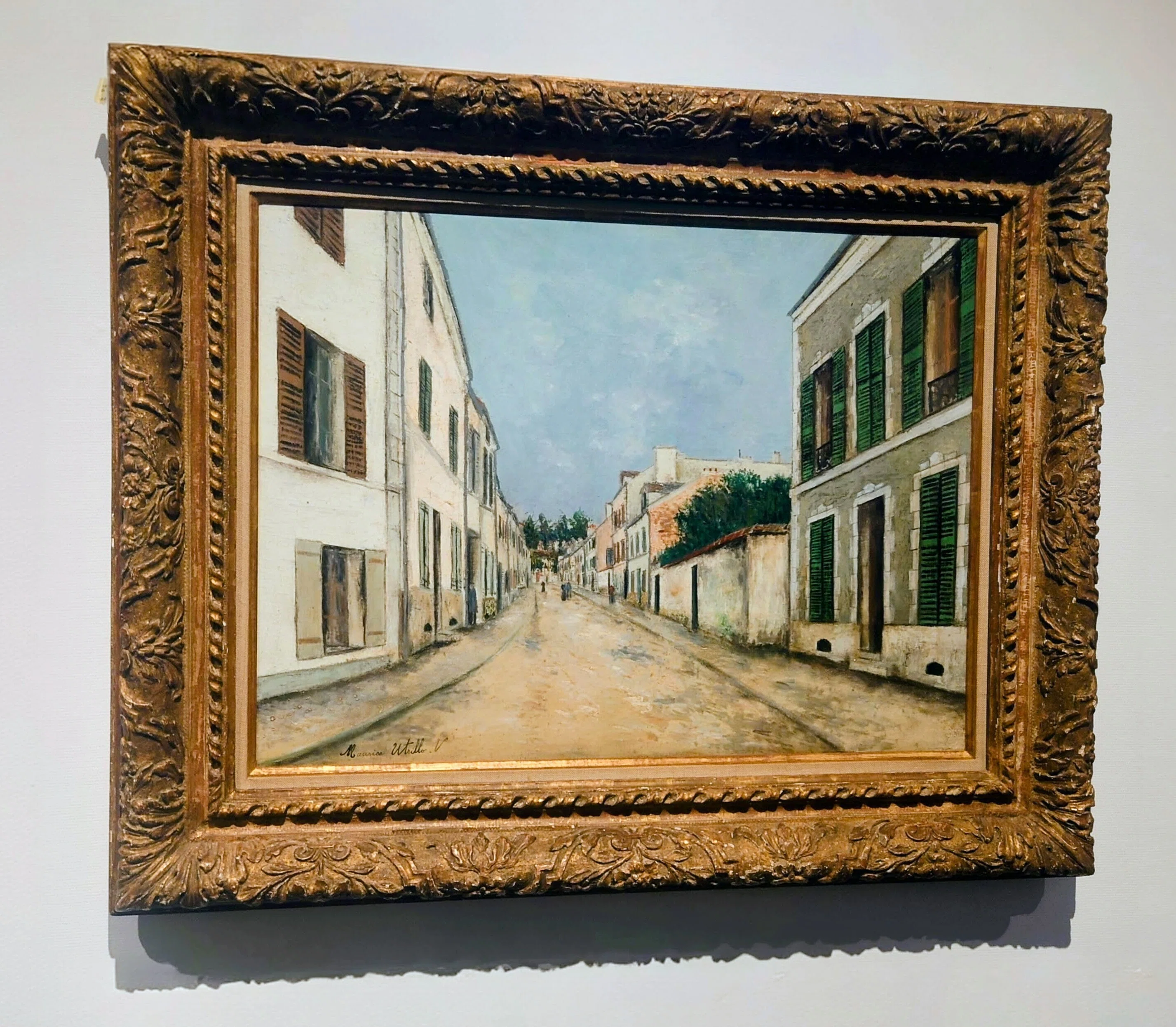 Utrillo、PARIS、希少画集画、新品額装付 Maurice Utrillo Exhibition｜NO.5diary