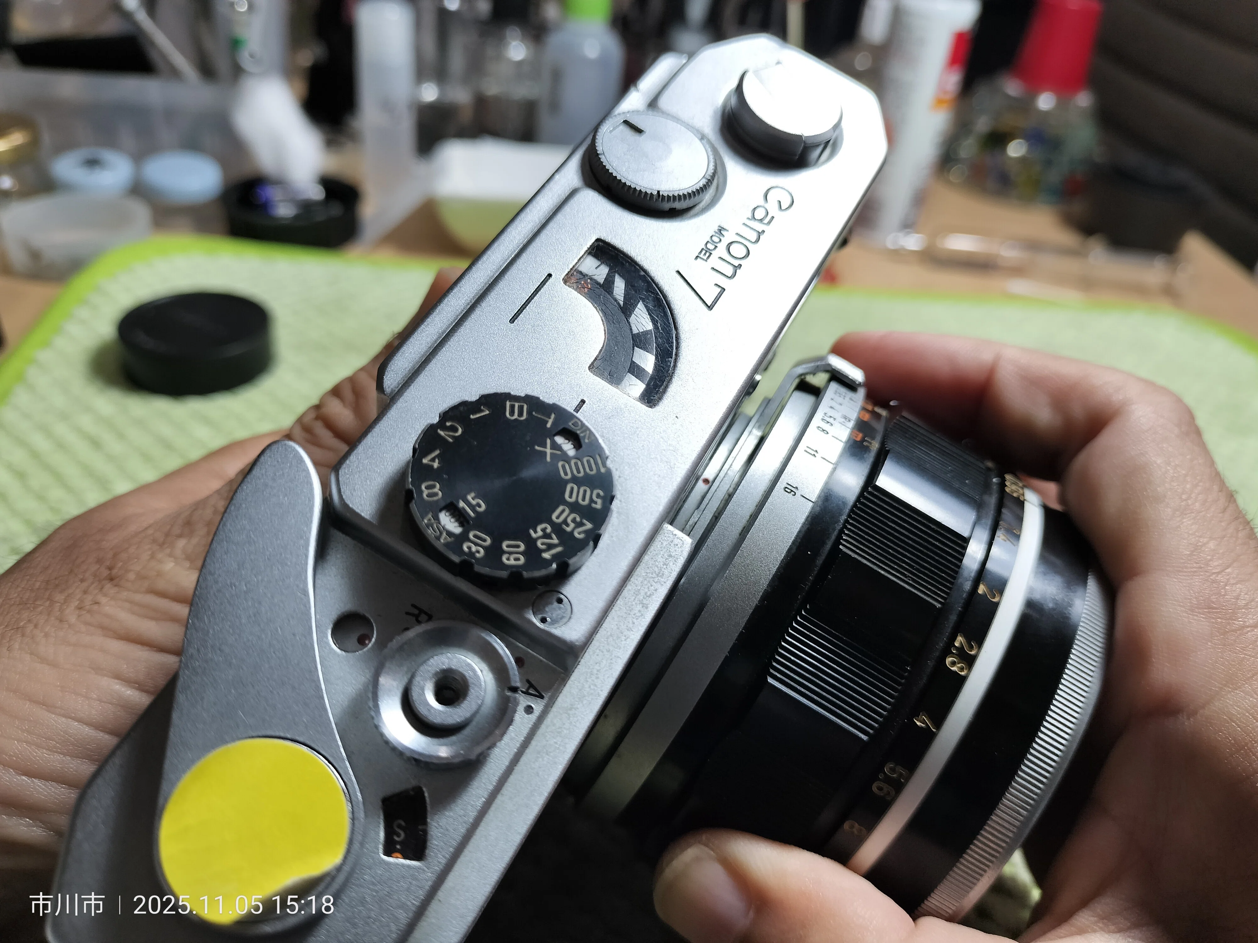 Canon 50mm F/0.95 ドリームレンズの分解｜フィルムカメラ修理のアクア