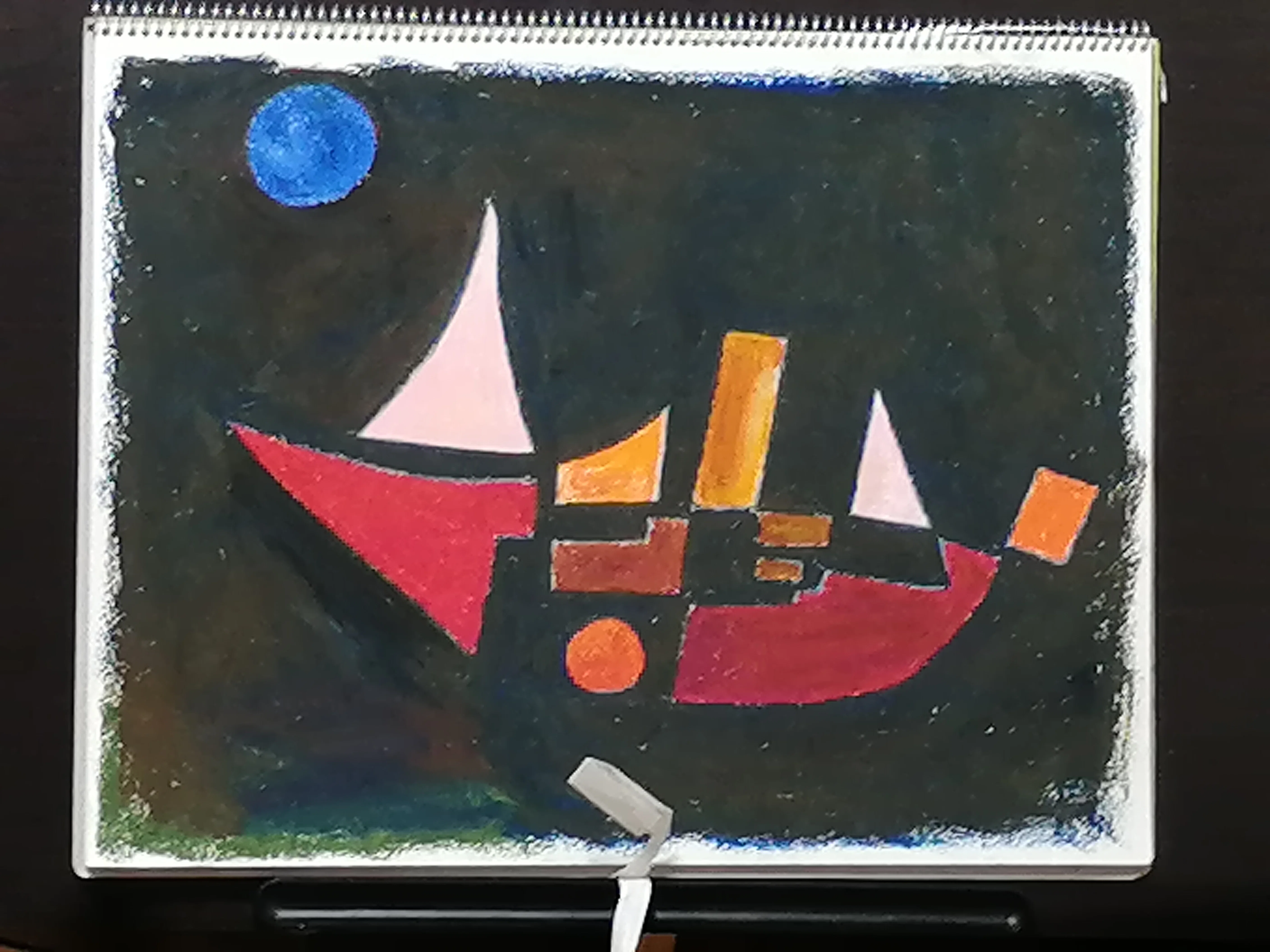 クレーの絵とピカソ風の漢字ART「風」王延偉｜王延偉の漢字ART✖️AI