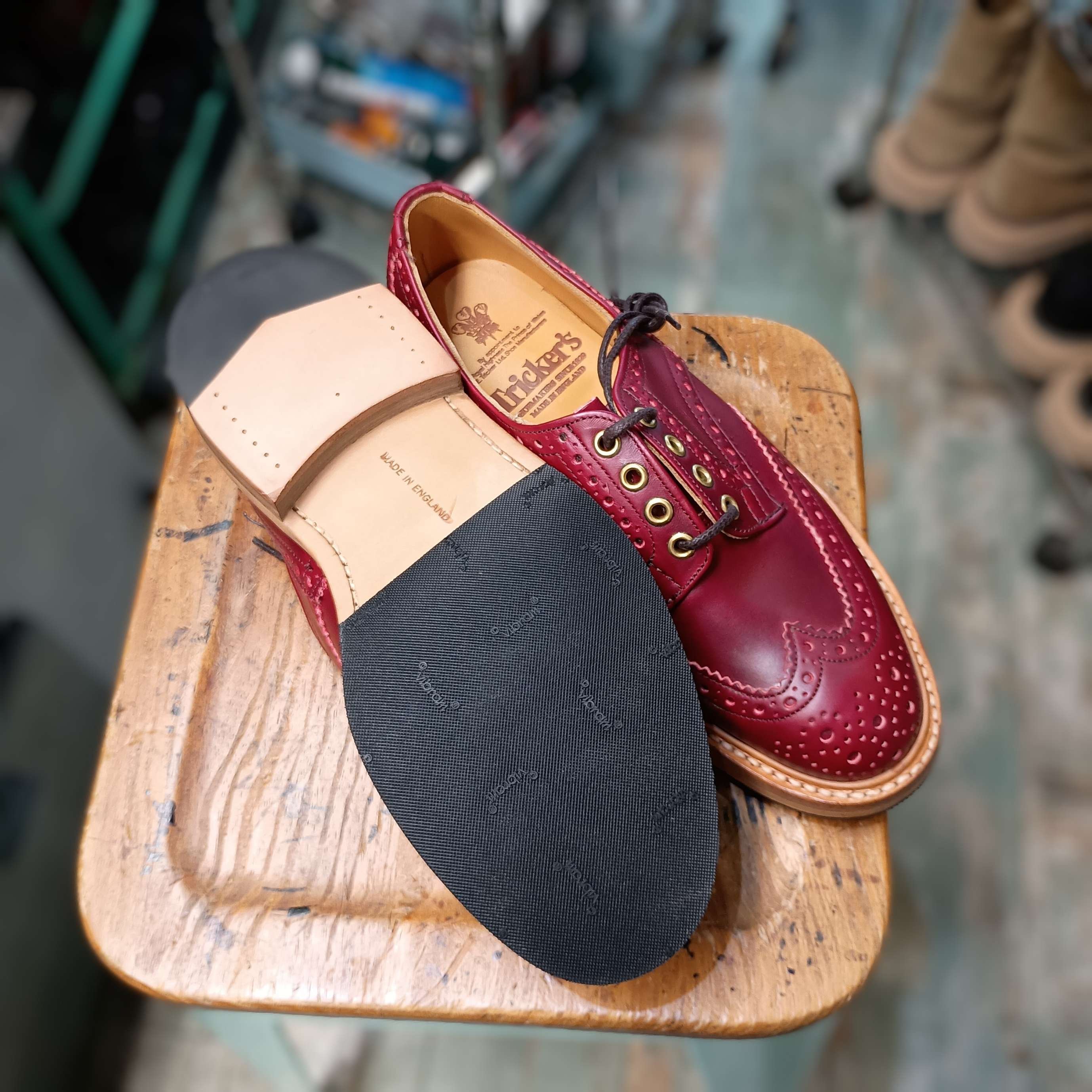 ハーフラバー補強/ハーフソール】Tricker's/トリッカーズ｜CREA Repair