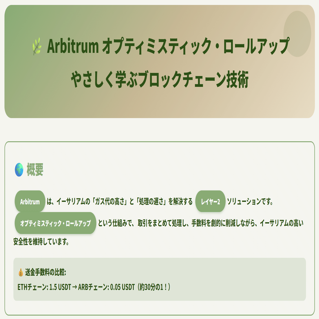 オプティミスティック・ロールアップ（Optimistic  Rollup）」って何？Arbitrum（アービトラム）の仕組みを世界一わかりやすく解説！｜チビクロTV「Web3なるほど解説」ブログ