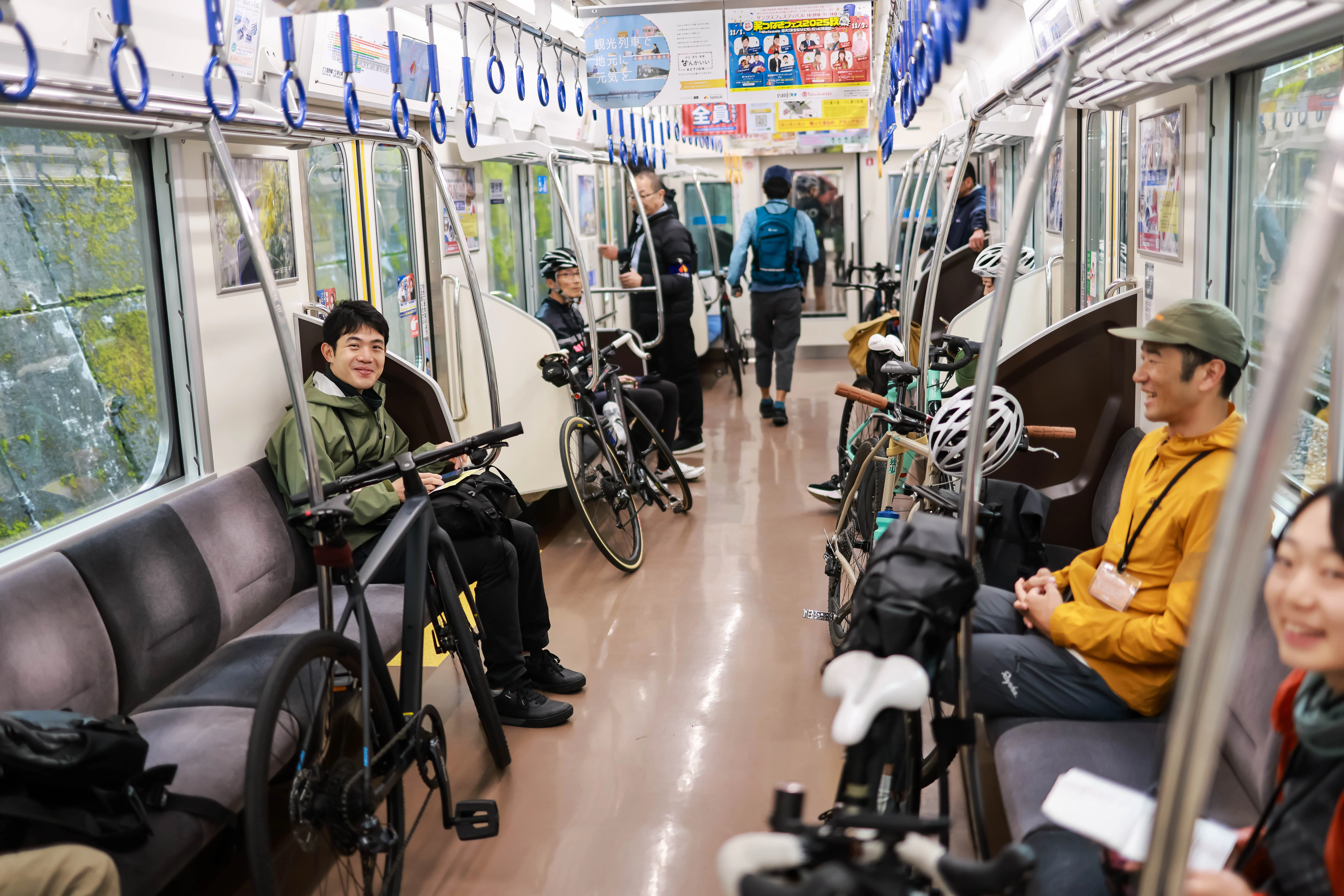 総勢60名が参加！ 南海電鉄×JR西日本 秋のサイクルトレイン 2025