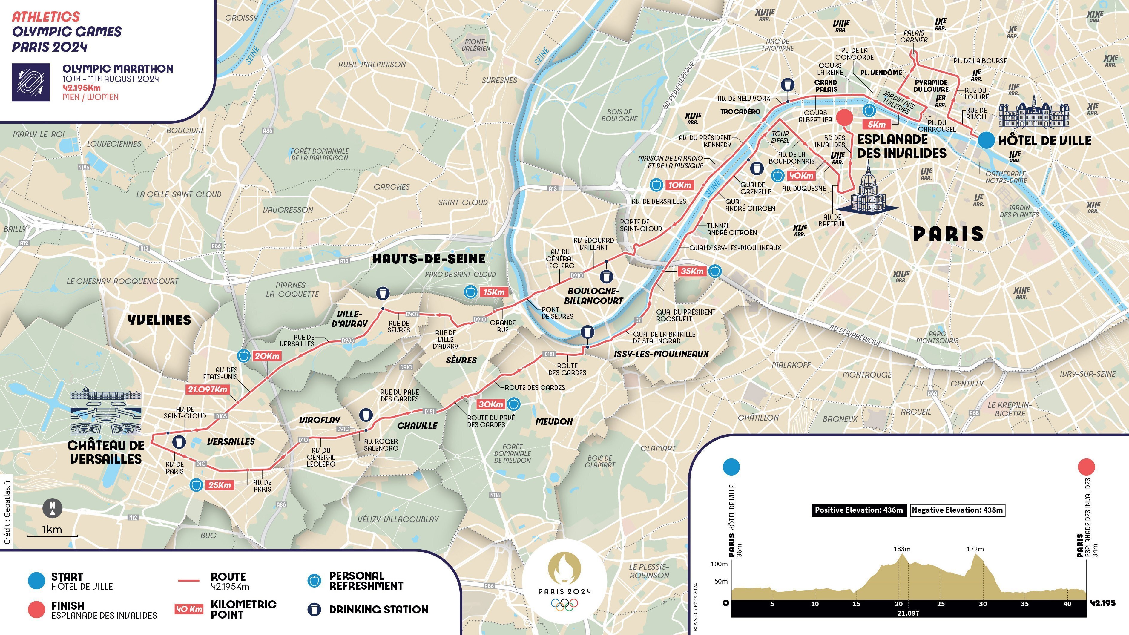 パリオリンピック2024 マラソンのコースは? 配信予定は?｜オリンピック