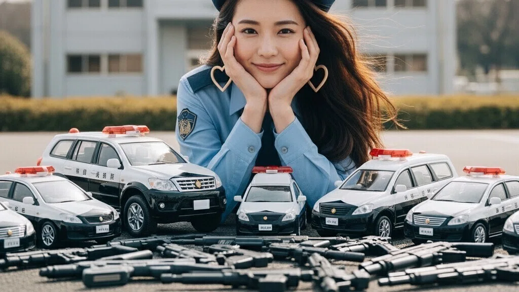 コスプレ 警察官 写真素材02
