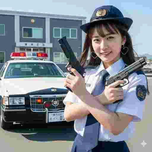 コスプレ 警察官 写真素材（サンプル）010