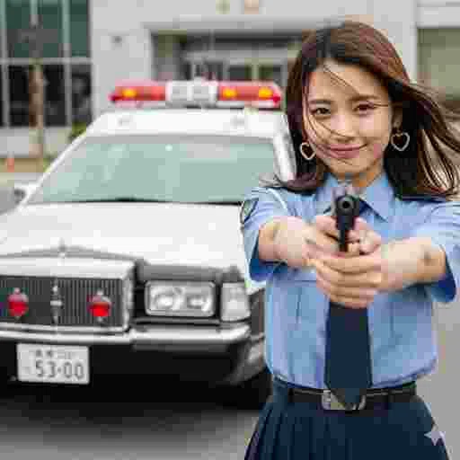 コスプレ 警察官 写真素材（サンプル）011