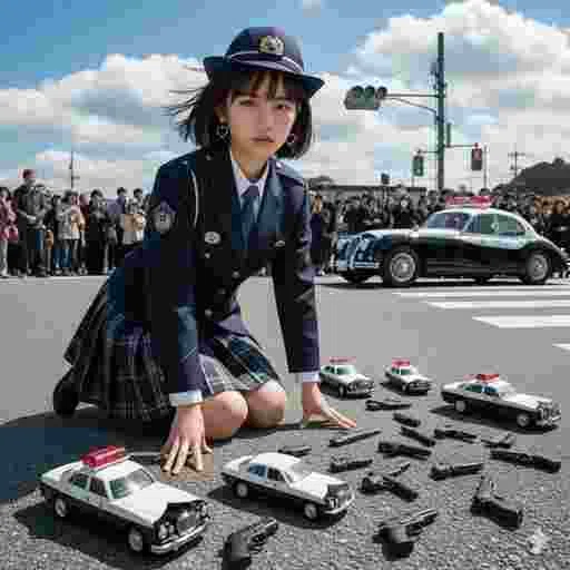 コスプレ 警察官 写真素材（サンプル）023