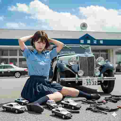 コスプレ 警察官 写真素材（サンプル）020