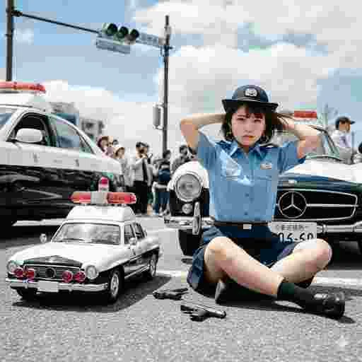 コスプレ 警察官 写真素材（サンプル）027
