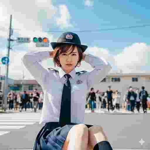 コスプレ 警察官 写真素材（サンプル）030