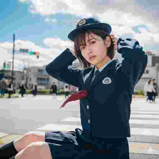 コスプレ 警察官 写真素材（サンプル）029