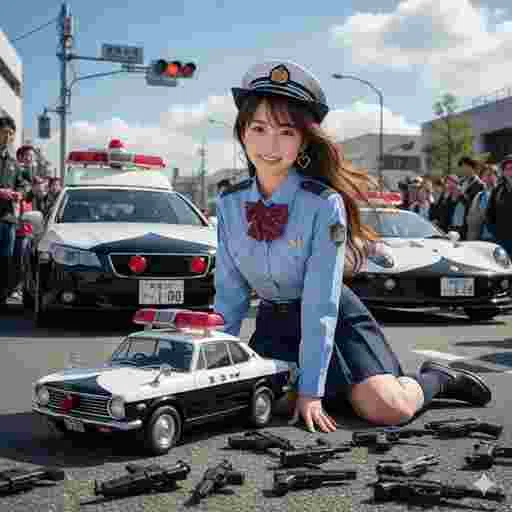 コスプレ 警察官 写真素材（サンプル）032